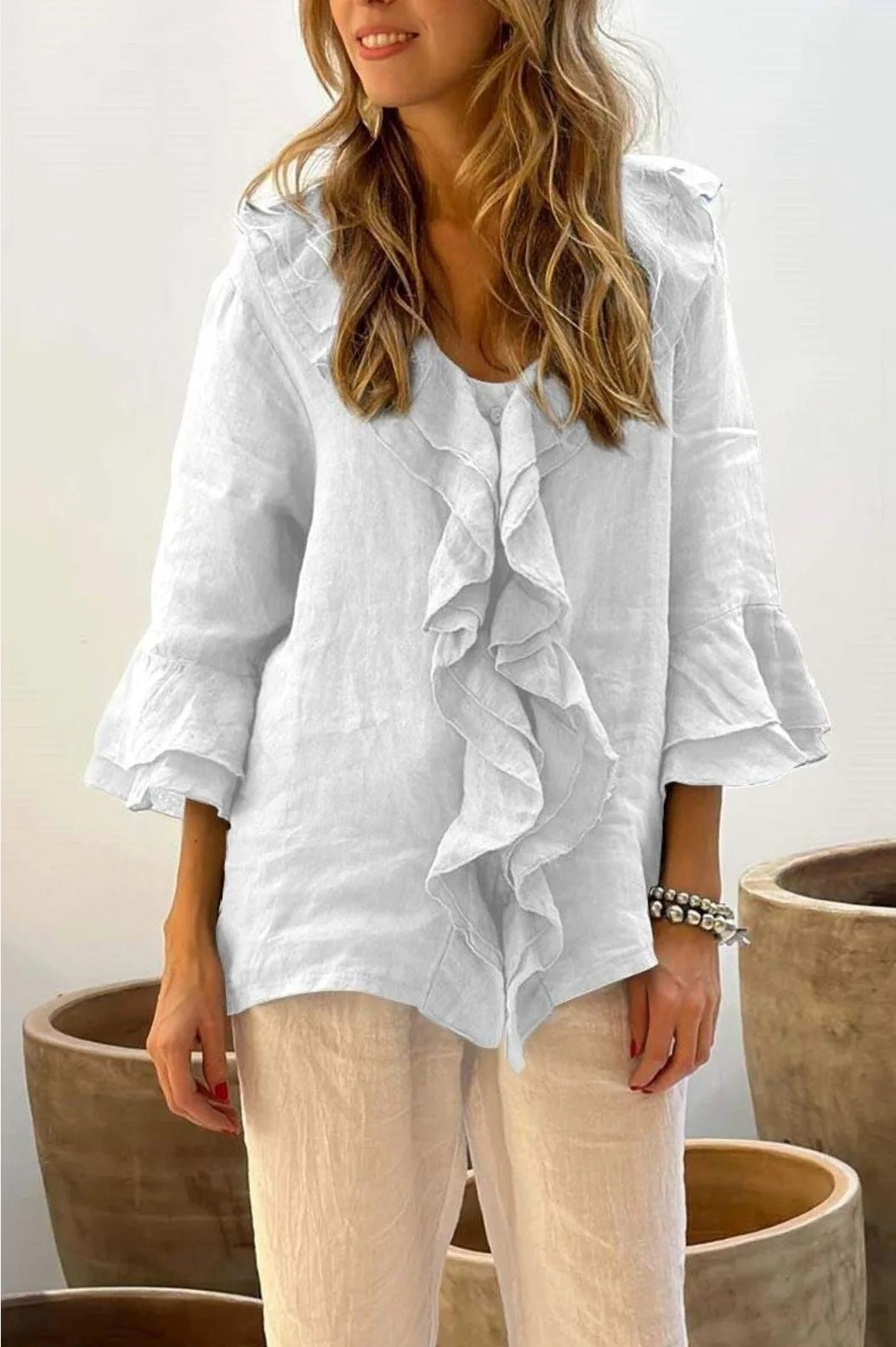 Blouse Vintage Décontractée