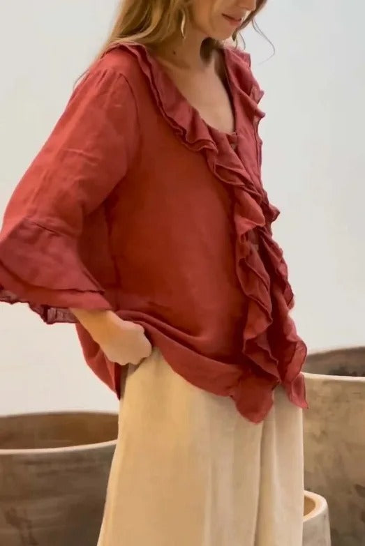 Blouse Vintage Décontractée