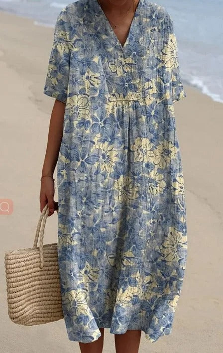 Nicole | Robe d'été fleurie