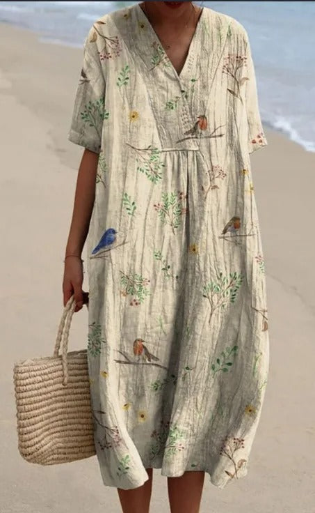 Nicole | Robe d'été fleurie